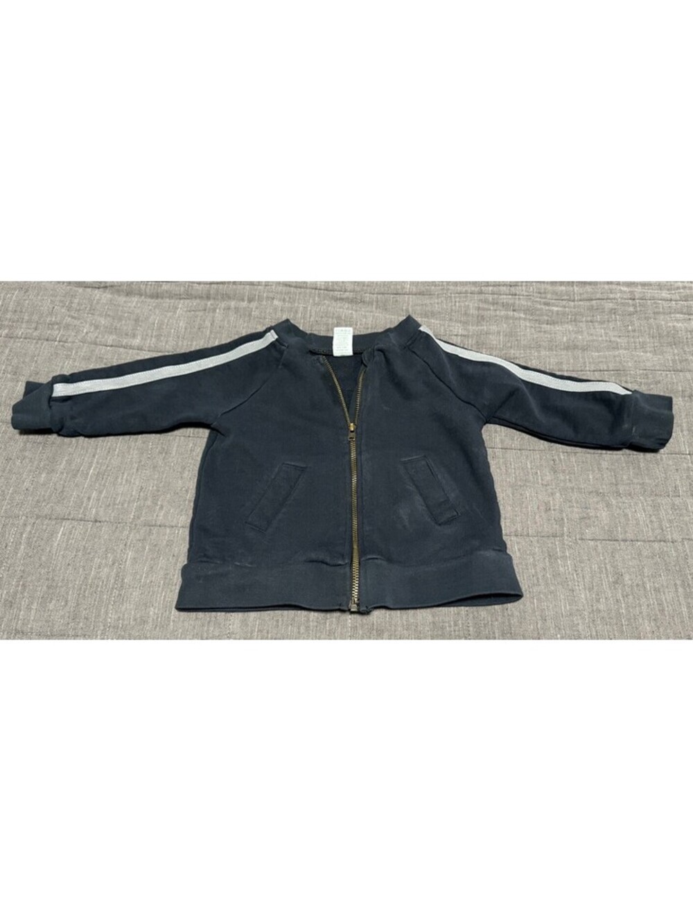 Kate Quinn zipper jacket Black cotton 12-18 Month.